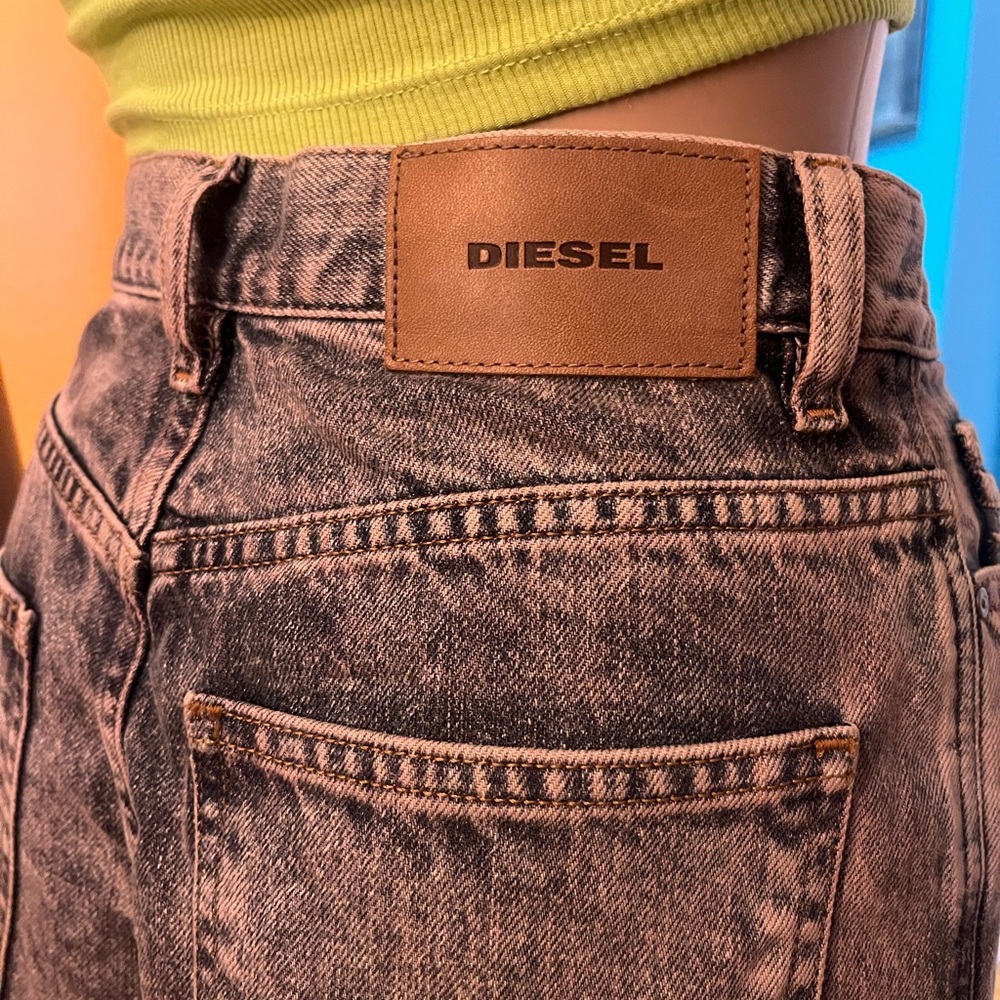 Diesel ALYS High-waisted denim jeans size 24 NWOT - Picture 4 of 6